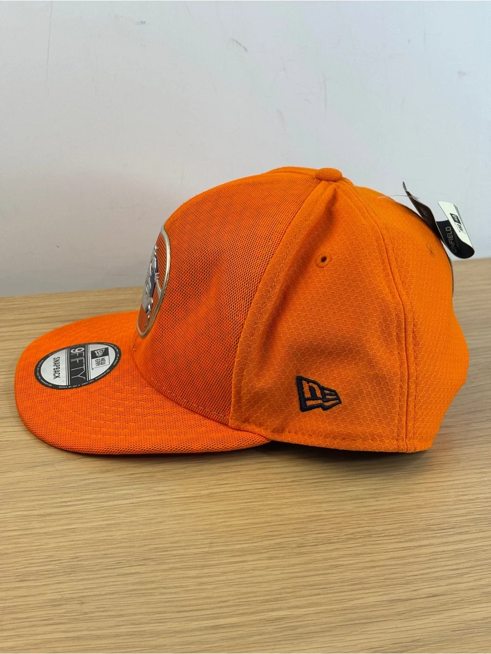 Men's New Era Orange Denver Broncos 2017 Color Rush 9FIFTY SnapBack Hat NWT